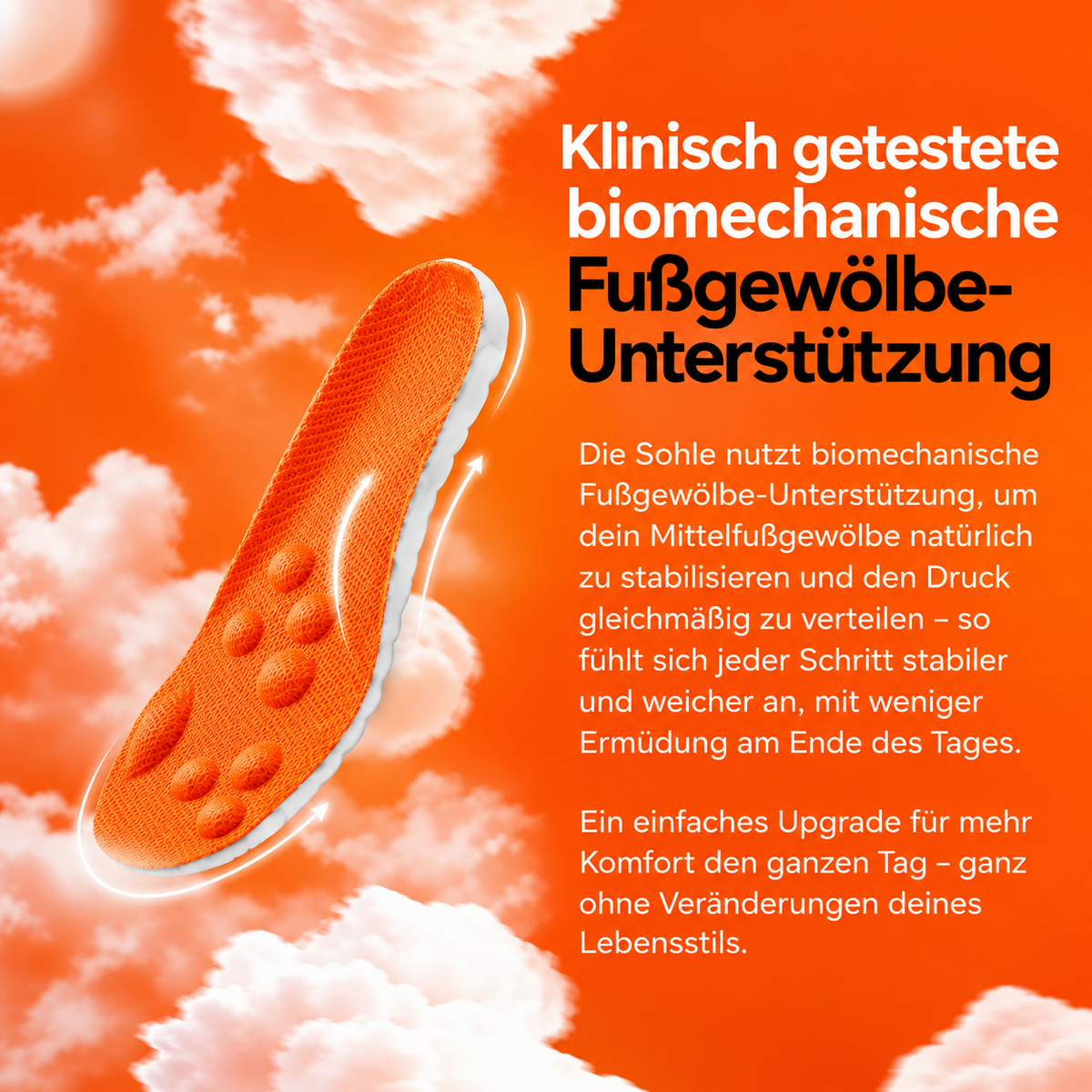 Die Sohle Massage-Einlagen