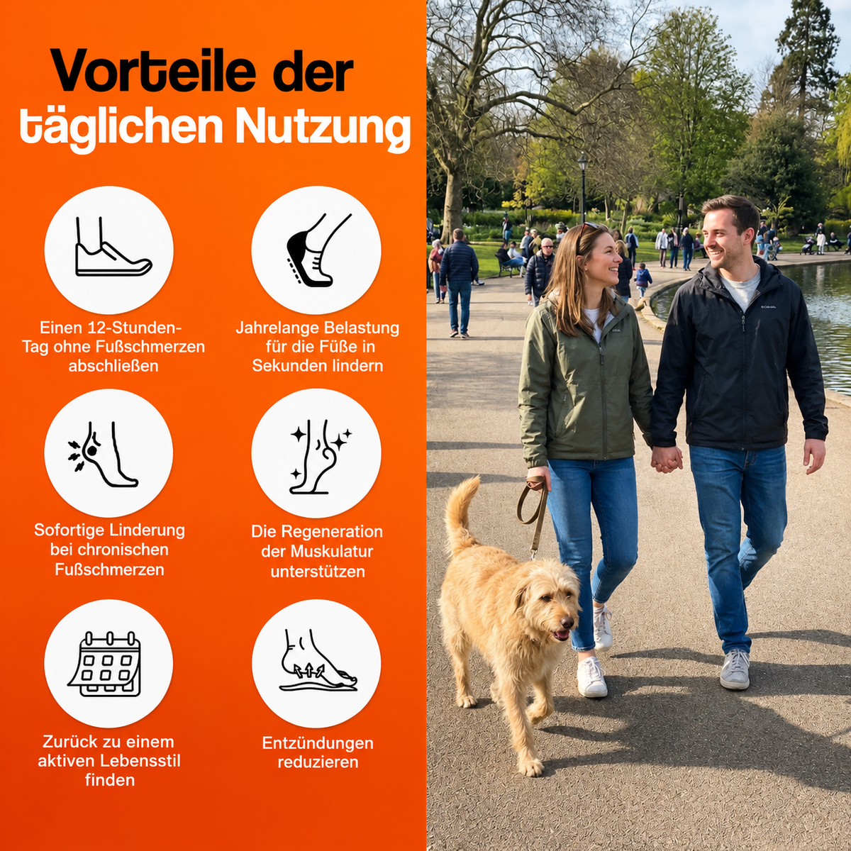 Die Sohle Massage-Einlagen